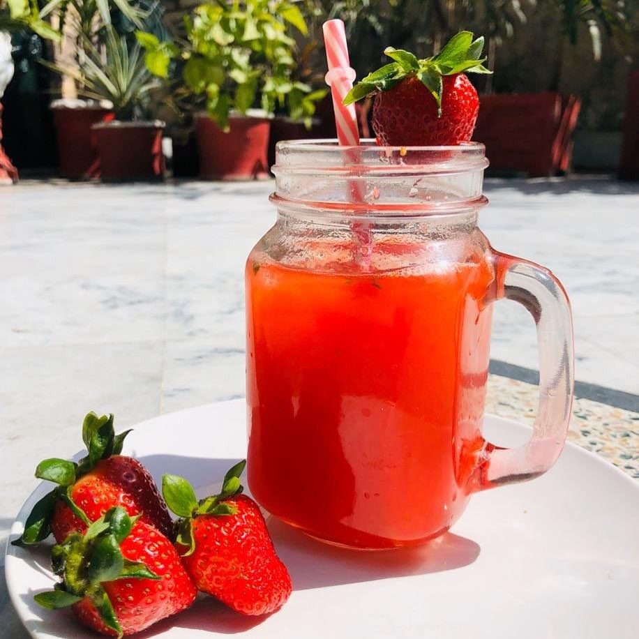 Strawberry mocktail